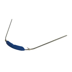 50.50.002 Placa Labioativa Ortodontica Com Gancho Azul - 1,15mm-0.45 Morelli