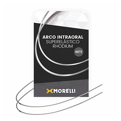 50.60.136 Arco Rhodium Superelástico Inf/Sup G NiTi 014 - Morelli