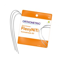 Arco Flexy NiTi Thermal 35° 16X16 Inf 52.35.3116 Pague10 Leve12 - Orthometric