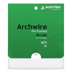 Arco NItinol Superelástico Natural Inferior c/10 - Aditek