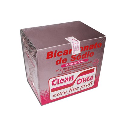 Bicarbonato de Sodio Morango c/ 15 Env de 40g Clean-Okta