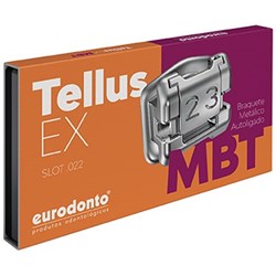 Braquete Autoligado Tellus EX MBT Dente 35 Slot 0.22 C/1 Eurodonto