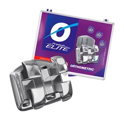 Bráquete Premium Elite Bidimensional Roth com 1 Caso 11.23.3000 - Orthometric