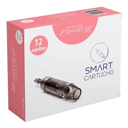 Cartucho para Caneta Smart Derma Pen Preto 12 Agulhas CX c/  10 - Smart GR
