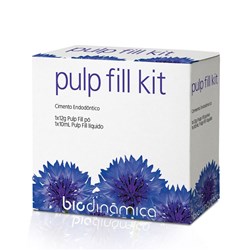 Cimento Endodontico Pulp Fill Kit Liq 10mL + Po 12g Biodinamica
