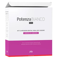 Clareador Potenza Bianco Pf 10% Kit C/8 Seringas X3G Phs Val Set/24
