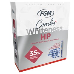 Clareador Whiteness HP 35% Kit c/ Top Dam - Ganhe Perfect Mini Kit - FGM