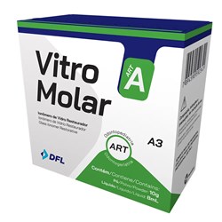 Ionômero de Vidro Restaurador Odontopediatria Vitro Molar A3 Pó + Líq. - DFL Val Set/24
