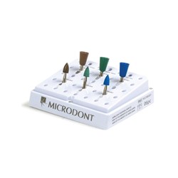 Kit Mini Polidores de Amalgama c/ 6 Microdont