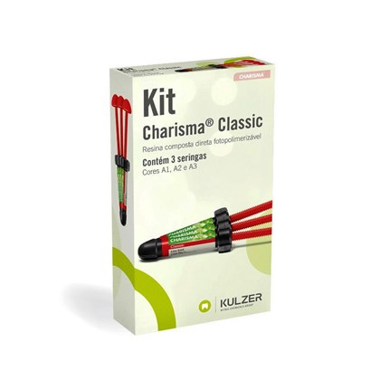 Kit Resina Charisma Classic c/ 3 - A1-A2-A3 - Kulzer
