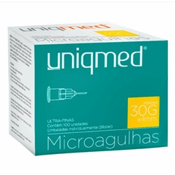 Microagulha (Agulha De Lebel) 4Mm 30G Cx C/100 Uniqmed