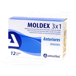 Moldeira Moldex Anteriores c/  12 (6G e 6P) Ref. 251 - Angelus