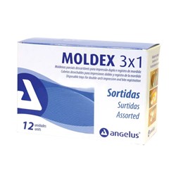 Moldeira Moldex Sortidas c/  12 (4 Ant. e 8 Post. 4G e 4P) Ref. 250 - Angelus Val Jul/2024