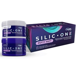 Silicone de Adição Silic-One Putty Soft Base 400g + Catalizadora 400g - FGM